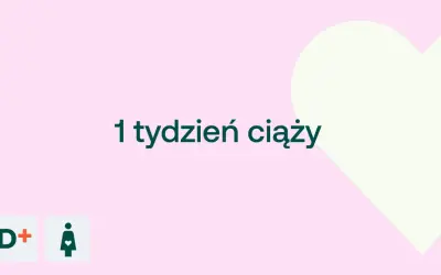 1 tydzień ciąży. Czy objawy przed okresem mogą wskazywać na ciążę? Ikony D+ i kobiety w ciąży.