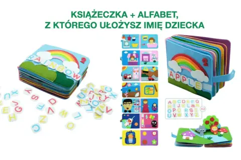 Filcowa książeczka sensoryczna - jak wspiera rozwój Twojego dziecka