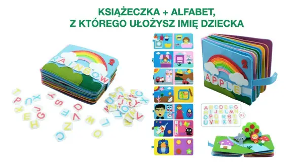 Filcowa książeczka sensoryczna - jak wspiera rozwój Twojego dziecka